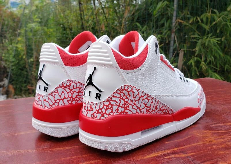 Air Jordan 3 Retro White Red-1