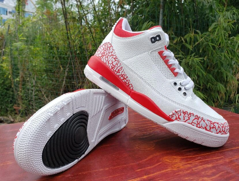 Air Jordan 3 Retro White Red-1