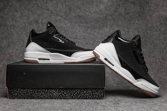 Air Jordan 3 Top Quality black white-1