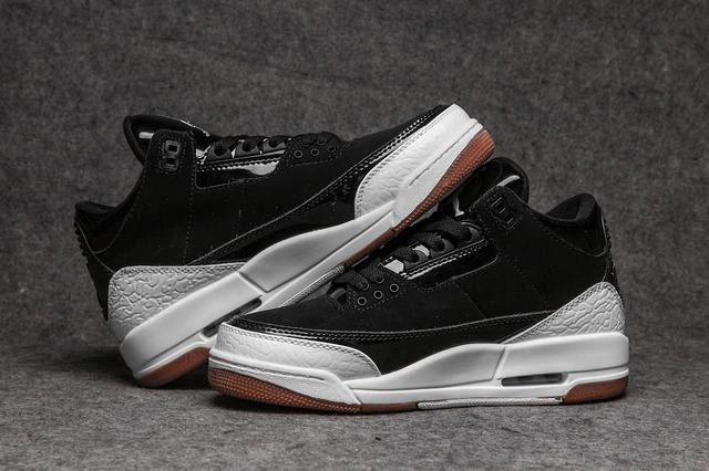 Air Jordan 3 Top Quality black white-1
