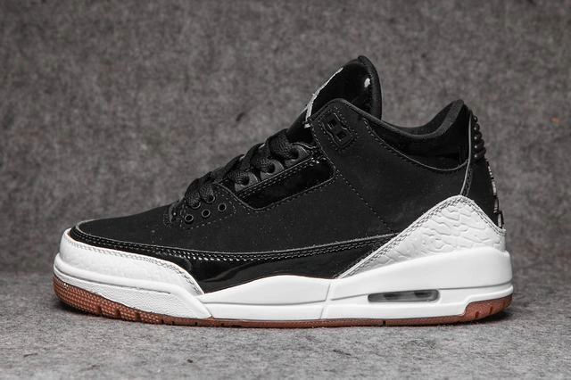 Air Jordan 3 Top Quality black white-1