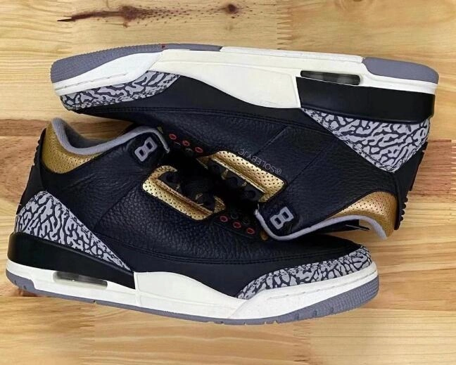 Air Jordan 3 WMNS Black Gold