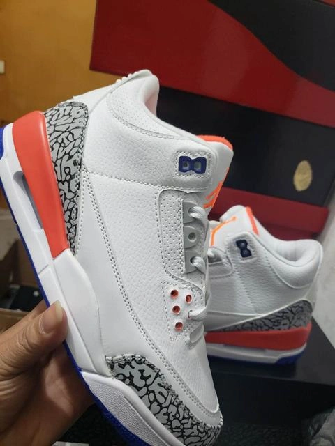 Air Jordan 3 White Red Blue-01
