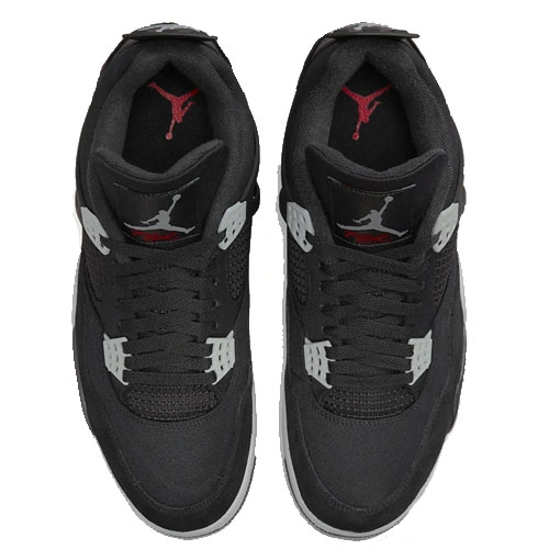 Air Jordan 4 Black Canvas