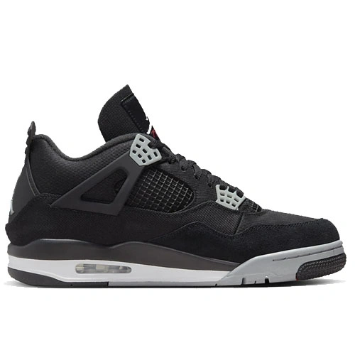Air Jordan 4 Black Canvas
