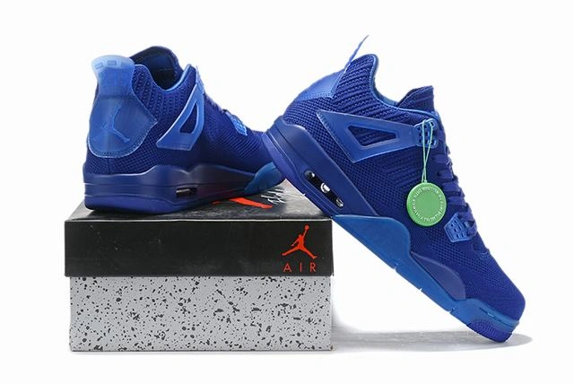 Air Jordan 4 Flyknit Low Hyper Royal-1