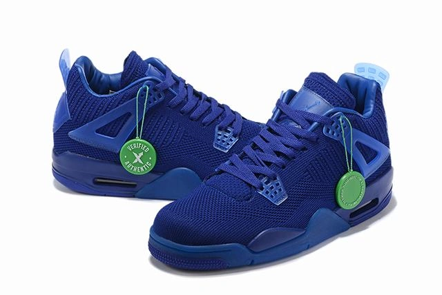 Air Jordan 4 Flyknit Low Hyper Royal-1