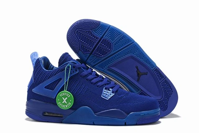 Air Jordan 4 Flyknit Low Hyper Royal-1
