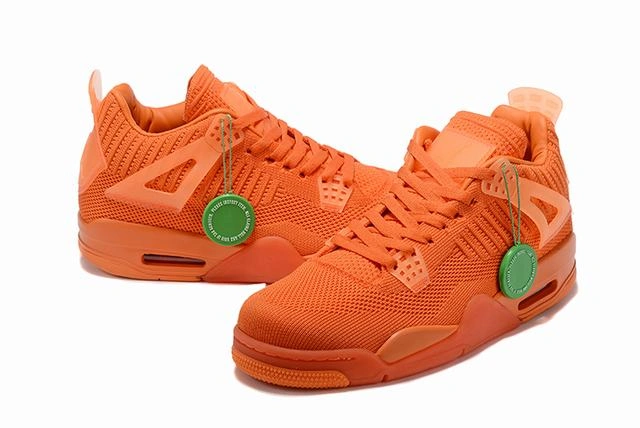 Affordable Air Jordan 4 Flyknit Low Total Orange