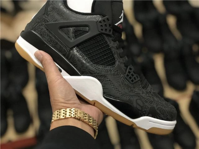 Cheap Air Jordan 4 Laser SE Black Gum-01