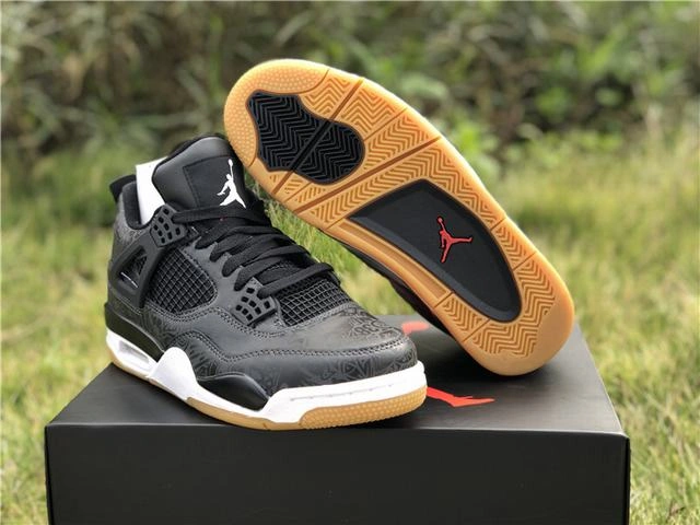 Cheap Air Jordan 4 Laser SE Black Gum-01