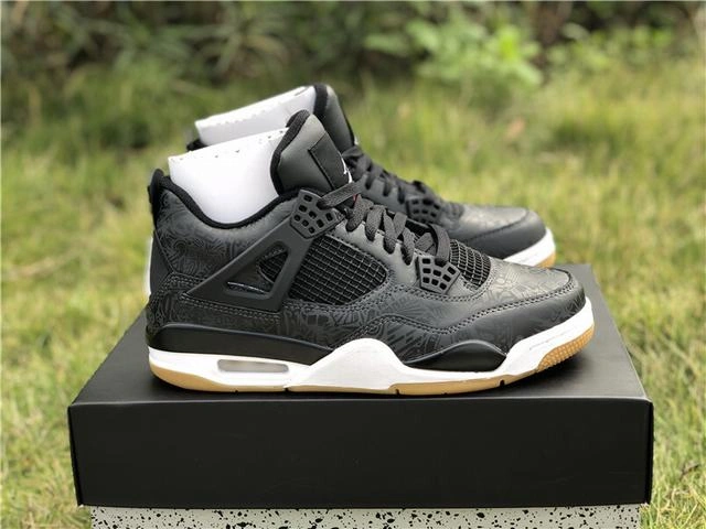 Cheap Air Jordan 4 Laser SE Black Gum-01