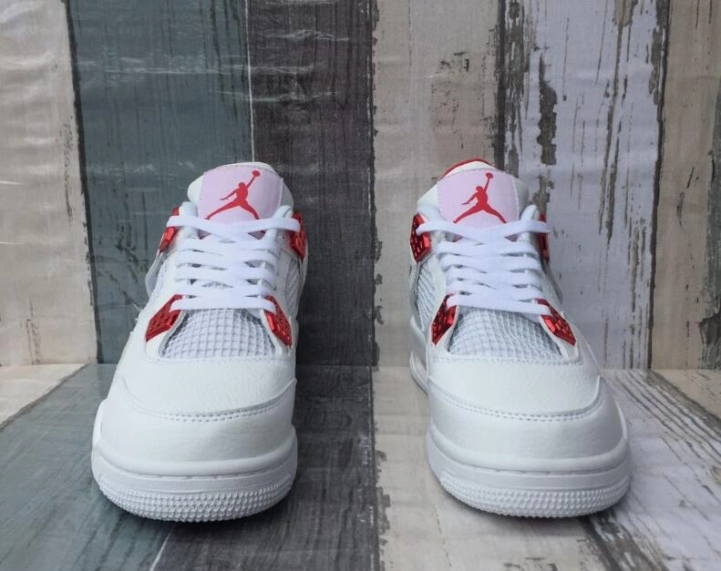 Air Jordan 4 Retor White Red-1