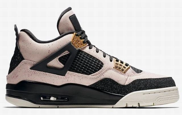 Air Jordan 4 Retro Black Pink Gold-1