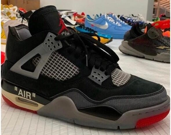 Air Jordan 4 Retro Black Red-1