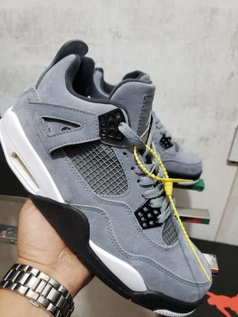 Air Jordan 4 Retro Cool Gray Black White-1