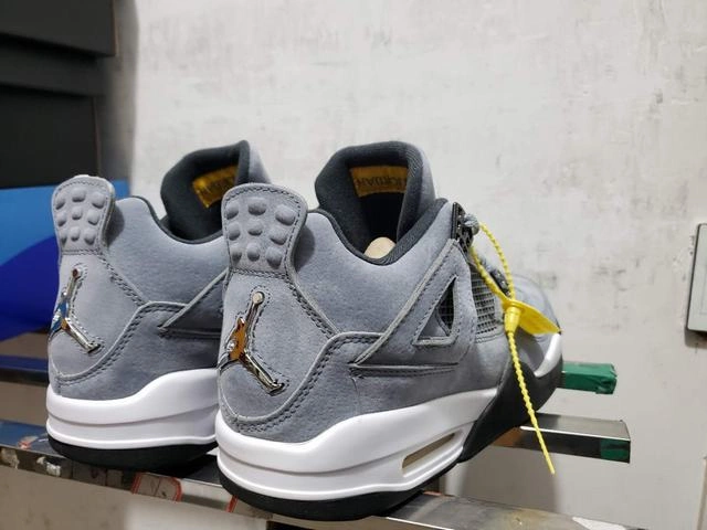 Air Jordan 4 Retro Cool Gray Black White-1