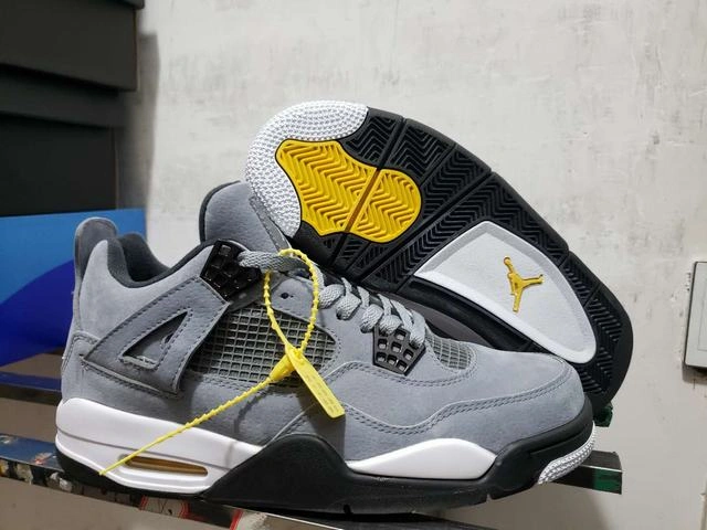 Air Jordan 4 Retro Cool Gray Black White-1