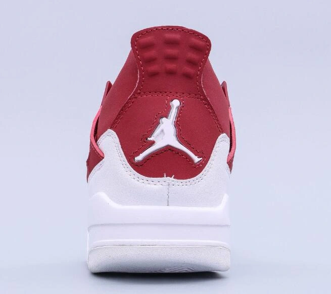 Air Jordan 4 Retro Wine Red White-1