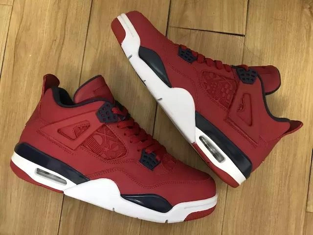Air Jordan 4 SE FIBA Red Black White-1