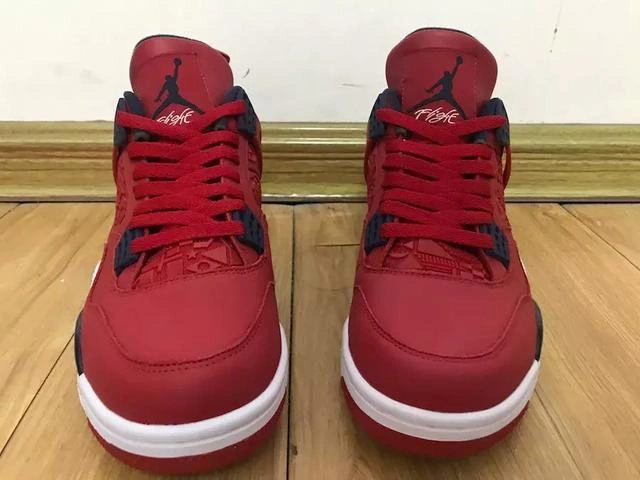 Air Jordan 4 SE FIBA Red Black White-1