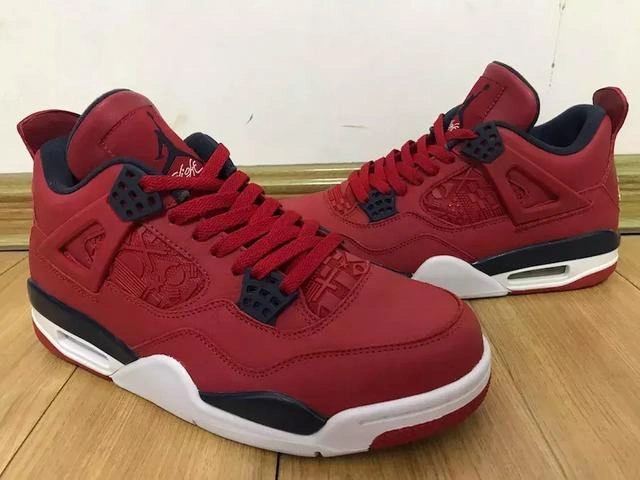Air Jordan 4 SE FIBA Red Black White-1