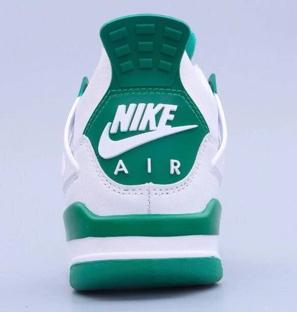 Air Jordan 4 White Gray Green-1