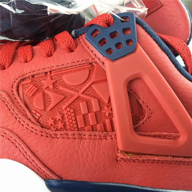 Air Jordan 4 World Cup League Red-1