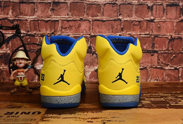 Air Jordan 5 All Yellow-1