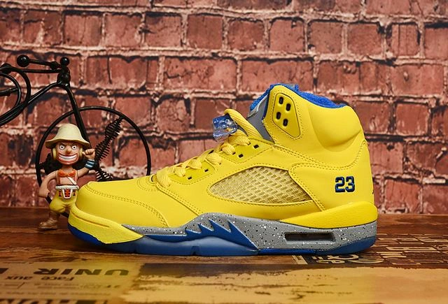 Air Jordan 5 All Yellow-1