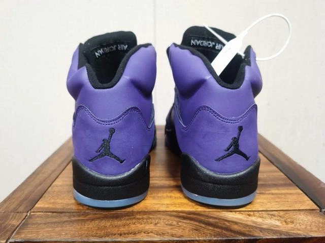 Air Jordan 5 Black Purple Grapes Women