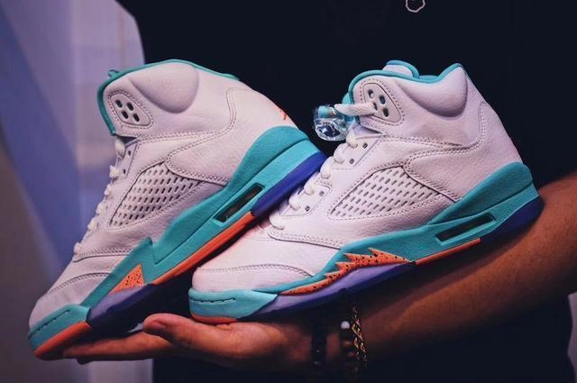 Air Jordan 5 GS Light Aqua-1