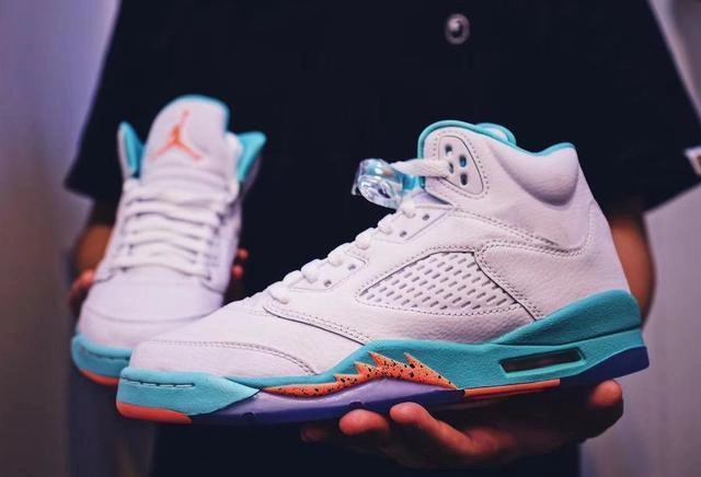 Air Jordan 5 Light Aqua-1