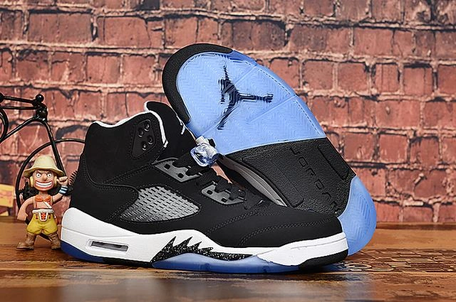 Air Jordan 5 Oreo Black White-1