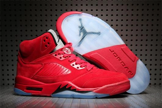 Air Jordan 5 Red Suede-01