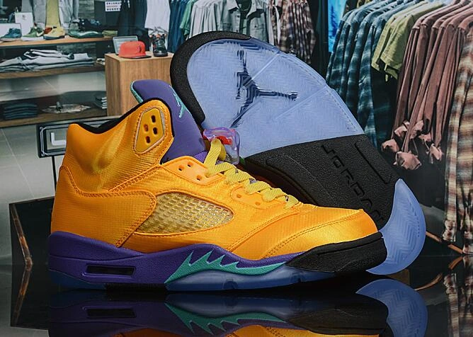 Air Jordan 5 Retro Orange-1