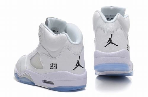 Air Jordan 5 Retro White Metallic Silver