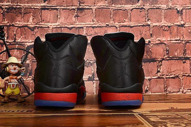 Cheap Air Jordan 5 Silk Black Red-1