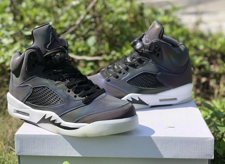 Air Jordan 5 WMNS Oil Grey-1