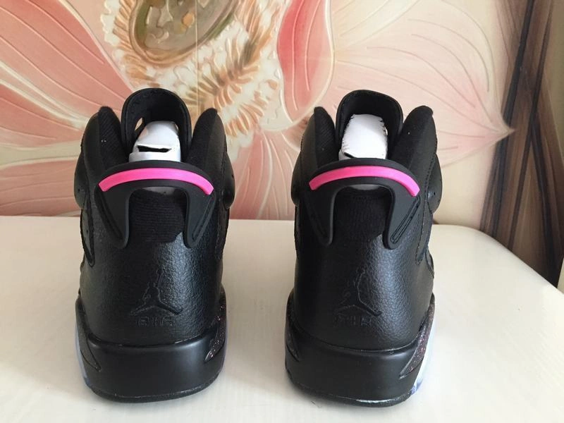 Air Jordan 6 GS Black Pink 3M-01
