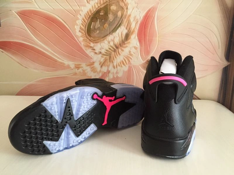 Air Jordan 6 GS Black Pink 3M-01