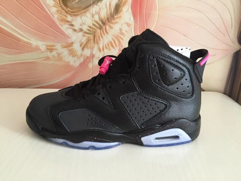Air Jordan 6 GS Black Pink 3M-01