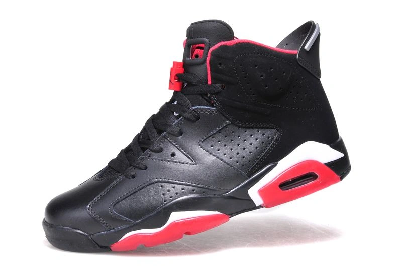 Air Jordan 6 GS Black Red-1