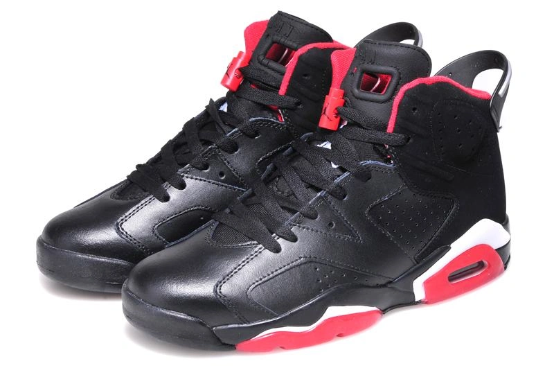 Air Jordan 6 GS Black Red-1