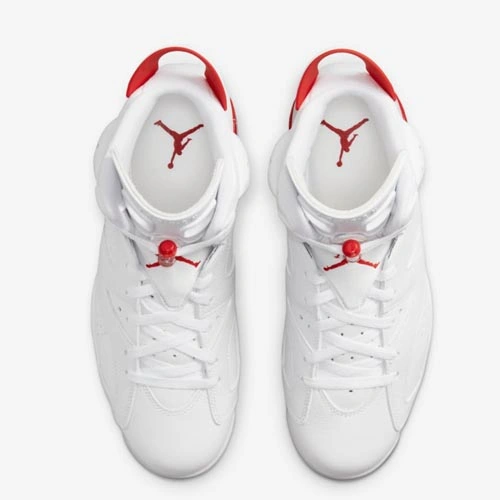 Air Jordan 6 Red White and University Red