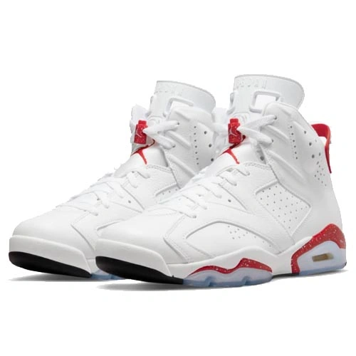 Air Jordan 6 Red White and University Red