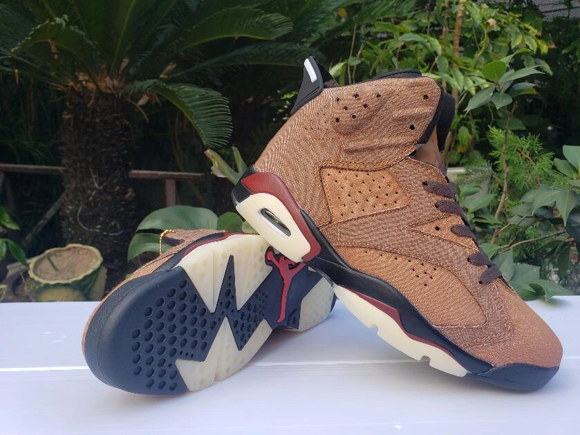 Air Jordan 6 Retro Cowboy Brown-1