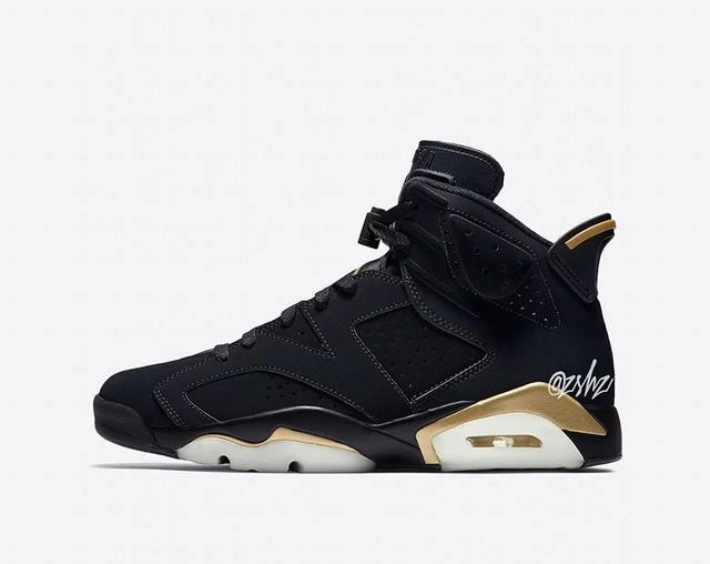Air Jordan 6 Retro DMP Black Gold-1