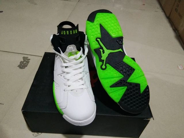 Air Jordan 6 White Fluorescent Green-1