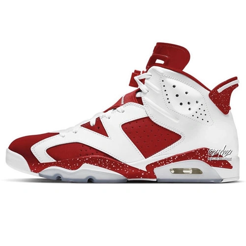 Air Jordan 6 White Red